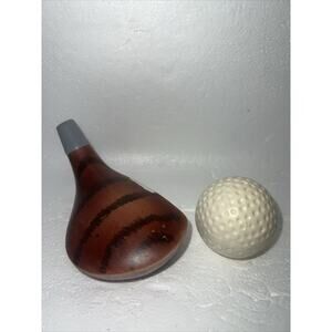 Inarco Golf Club And Ball Salt & Pepper Shaker Set Table Decor Made In Japan